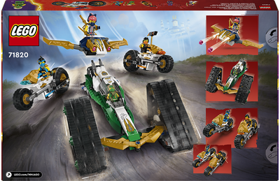 LEGO Ninjago Nindzių Komandos Kombinuotoji Transporto Priemonė 71820L