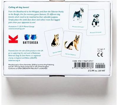Stalo žaidimas Dogs & Puppies A Memory Game (EN)