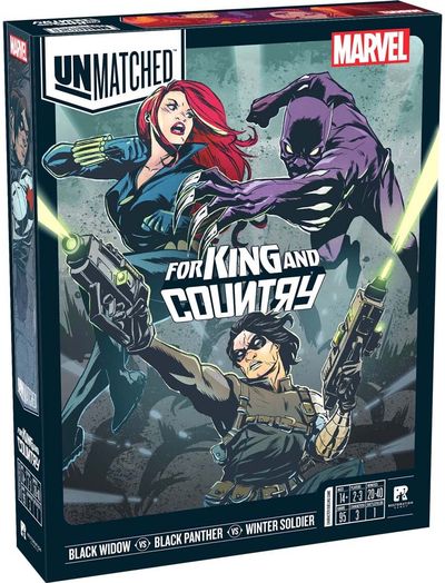 Stalo žadimas su figūrėlėmis UNMATCHED Marvel: King & Country (EN)