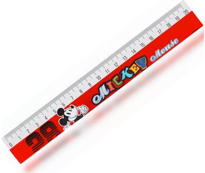 Liniuotė Disney MICKEY MOUSE, 20 cm, 3 rūšių
