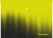 Aplankas (vokas) GRADIENT su spaustuku, A4, Lemon