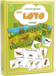 Stalo žaidimas MINI LOTO VABZDŽIAI