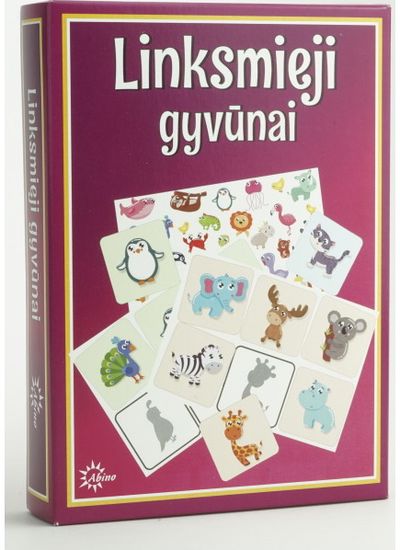 Stalo žaidimas LINKSMIEJI GYVŪNAI