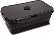 Silikoninė pietų dėžutė CP RPET BLACK, 1200 ml