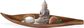Dekoracija BUDDHA IN CANOE