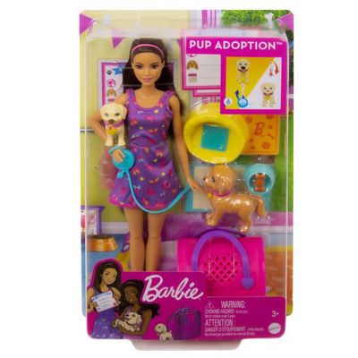 Lėlės BARBIE šunelių įvaikinimo rinkinys