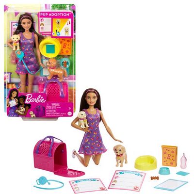 Lėlės BARBIE šunelių įvaikinimo rinkinys