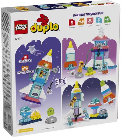 LEGO DUPLO Kosminio erdvėlaivio nuotykiai trys viename