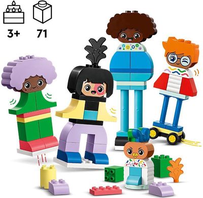 LEGO DUPLO Konstruojami emocijų žmogeliukai