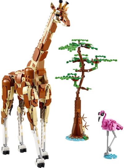 LEGO CREATOR Laukiniai safario gyvūnai