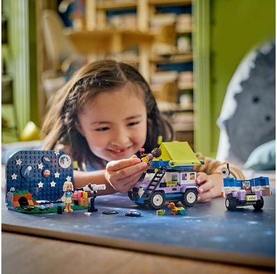 LEGO FRIENDS Žvaigždžių stebėjimo stovyklavietės automobilis