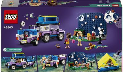 LEGO FRIENDS Žvaigždžių stebėjimo stovyklavietės automobilis