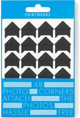 Nuotraukų kampučiai, juodi, 48 vnt.