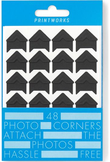 Nuotraukų kampučiai, juodi, 48 vnt.