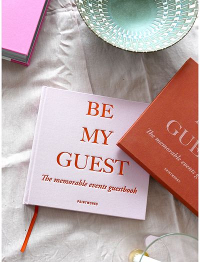 Svečių knyga Rust/Pink, 100 psl.