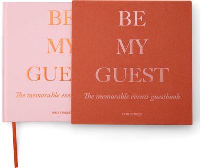 Svečių knyga Rust/Pink, 100 psl.