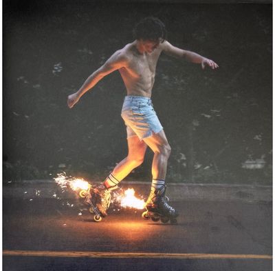 Benson Boone: Fireworks & Rollerblade clear vinyl album LP