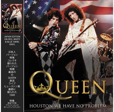 Queen: Houston We Have No Problem (Red White & Blue Swirl Vinyl) - LP