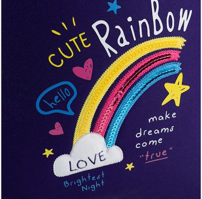 Forminė kuprinė GoPack CuteRainbow, 38 cm