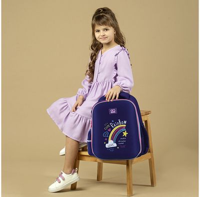 Forminė kuprinė GoPack CuteRainbow, 38 cm