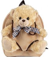 Vaikiška kuprinė Perletti Belly Bear, su pliušiniu žaislu, 25 cm