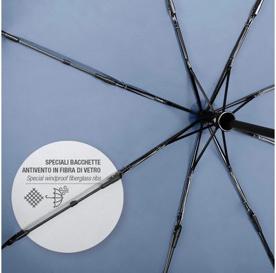 Skėtis Perletti Technology, automatinis, tr, dm. 104 cm, mėlynos sp, atspind.