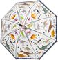 Vaikiškas skėtis Perletti Dinosaur, ilg., atspindintis šviesą, skaidrus, dm.-74 cm
