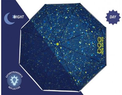 Vaikiškas skėtis Perletti Smile, tr., atspindintis šviesą, dm.-91 cm, įv. rūšių