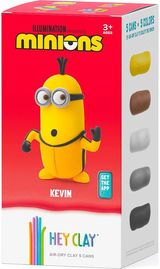 Modelinas HEY CLAY Air-Dry Clay Minion Kevin 5vnt.