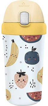 Vaikiška gertuvė BIOLOCO CUTE FRUITS, 400 ml