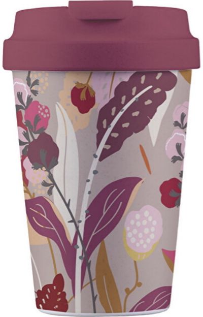 Termo puodelis BIOLOCO PLANT WILD FLOWERS, 350 ml