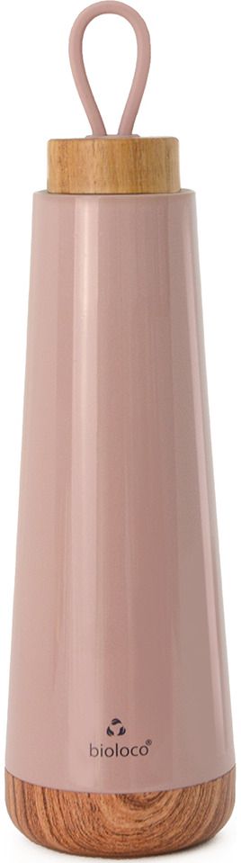 Nerūdijančio plieno termo gertuvė BIOLOCO DUSTY ROSE, 500 ml