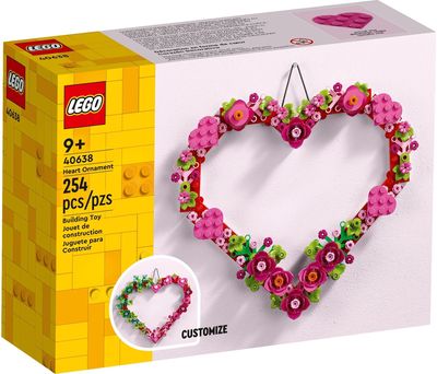 LEGO Icons Širdelės ornamentas