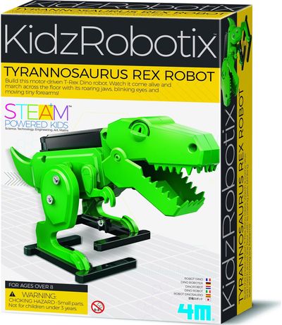 Mokslinis rinkinys 4M Kidzrobotix T-Rex robotas