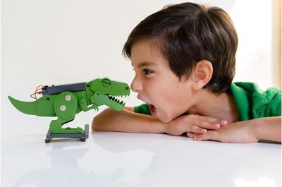 Mokslinis rinkinys 4M Kidzrobotix T-Rex robotas