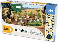 Lavinamoji dėlionė PIO Numbers-Animals (EN)