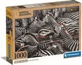 Dėlionė NATIONAL GEO. ZEBRAS IN HOLDI 1000 det. (compact)