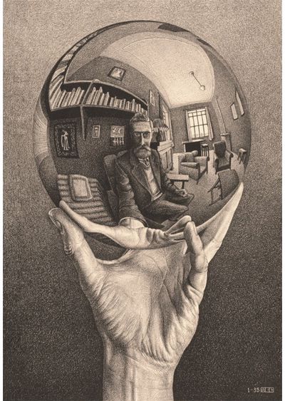 Dėlionė M. C. ESCHER HAND WITH REFLEC 1000 det. (compact)