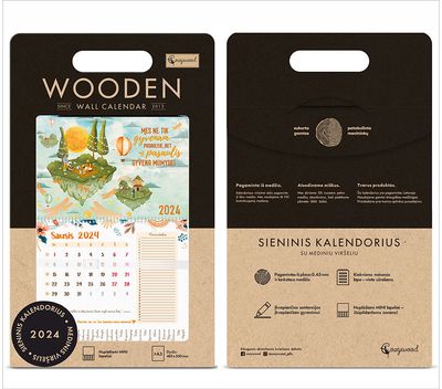 Sieninis kalendorius 2024 MŪSŲ PASAULIAI
