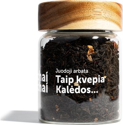 Juodoji arbata TAIP KVEPIA KALĖDOS 80 g gourmet kolekcija indelyje