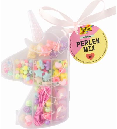 Karoliukų rinkinys FOLIA UNICORN perlai