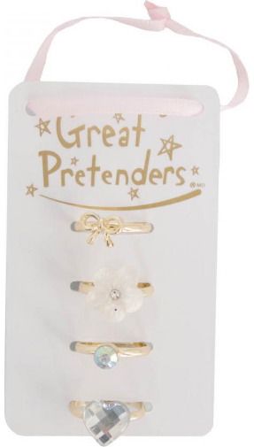 Žiedai BOUTIQUE Sassy, 4 vnt.