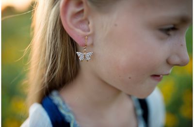 Auskarai BOUTIQUE Butterfly Clip On, 2 rinkiniai