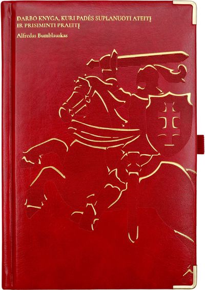 Istorinis kalendorius 2025, PU, A5, aukso spalvos kraštai, raudonos sp.