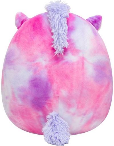 Pliušinis žaislas SQUSHMALLOWS Lola - Purple and Pink Tie-Dye Unicorn 30 cm.