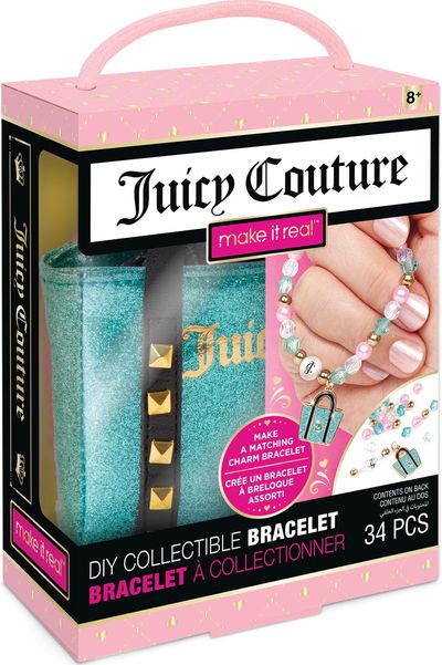 MAKE IT REAL Juicy Couture mini rankinė ir apyrankė