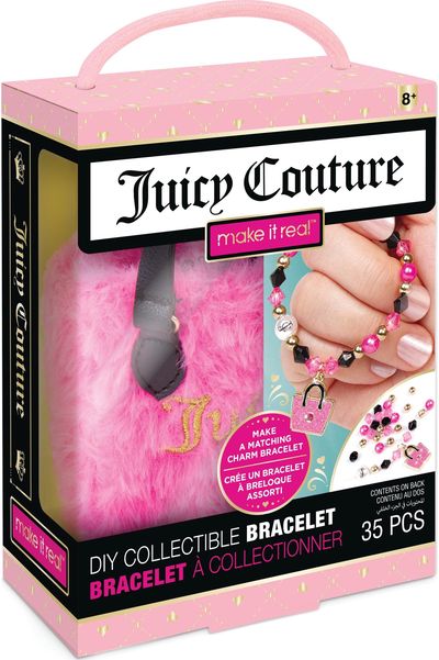 MAKE IT REAL Juicy Couture mini rankinė ir apyrankė