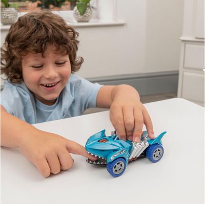 TEAMSTERZ Automobilis su šviesomis ir garsais Mighty Machine shark, 12,5 cm