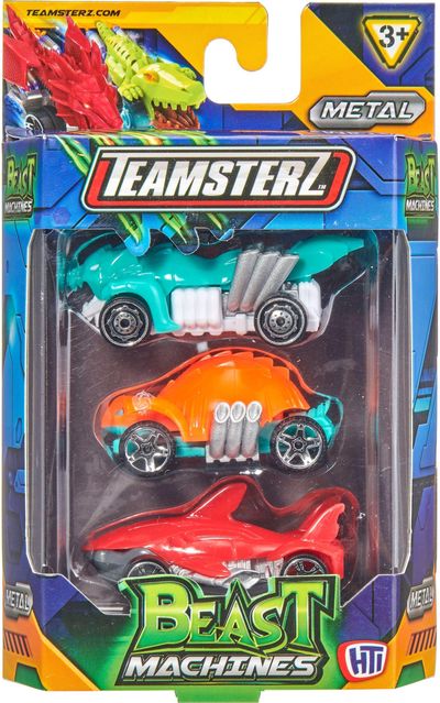 TEAMSTERZ Automobiliai Beast Machine, 3vnt, 7,5 cm