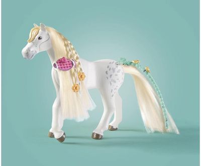 PLAYMOBIL WORLD OF HORSES Arklių plovykla su Isabella ir Lioness 71354